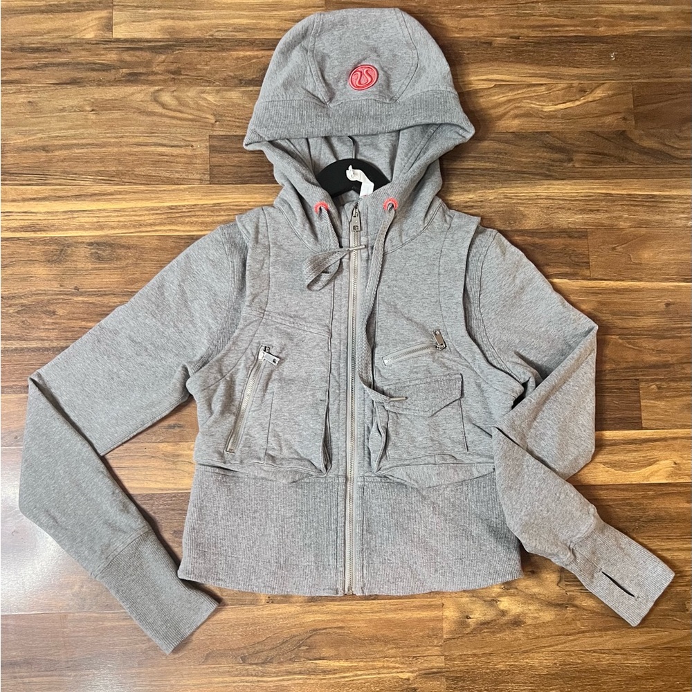 Lululemon Athletica Gray Zip-Up Hoodie